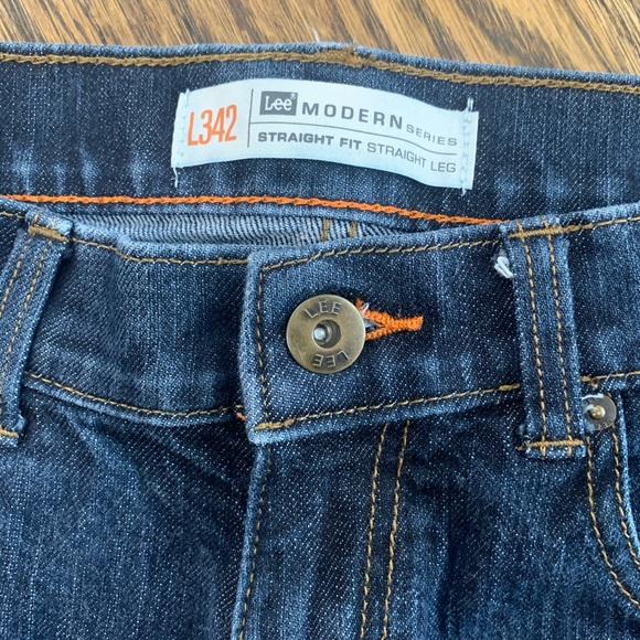 Lee Modern Fit Straight Fit Straight Leg Jeans - Picture 3 of 4